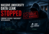 Company Reaches “Agreement” With Hackers – Massive University Data Leak Appears Stopped