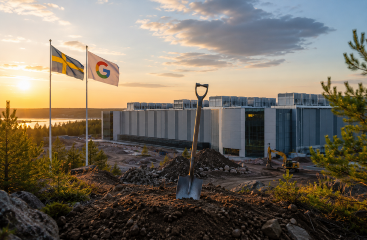 Google inleder bygget av sitt första datacenter i Sverige